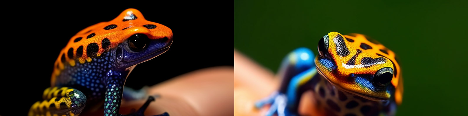 青蛙微距镜头特写Midjourney关键词