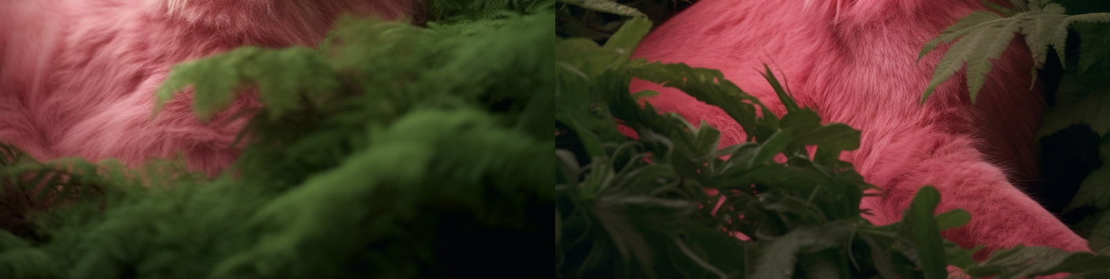 创意转基因粉色山猫midjourney关键词