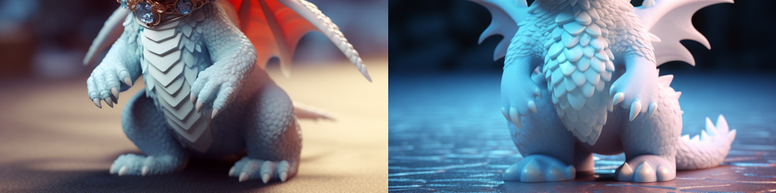 可爱卡通小恐龙midjourney关键词