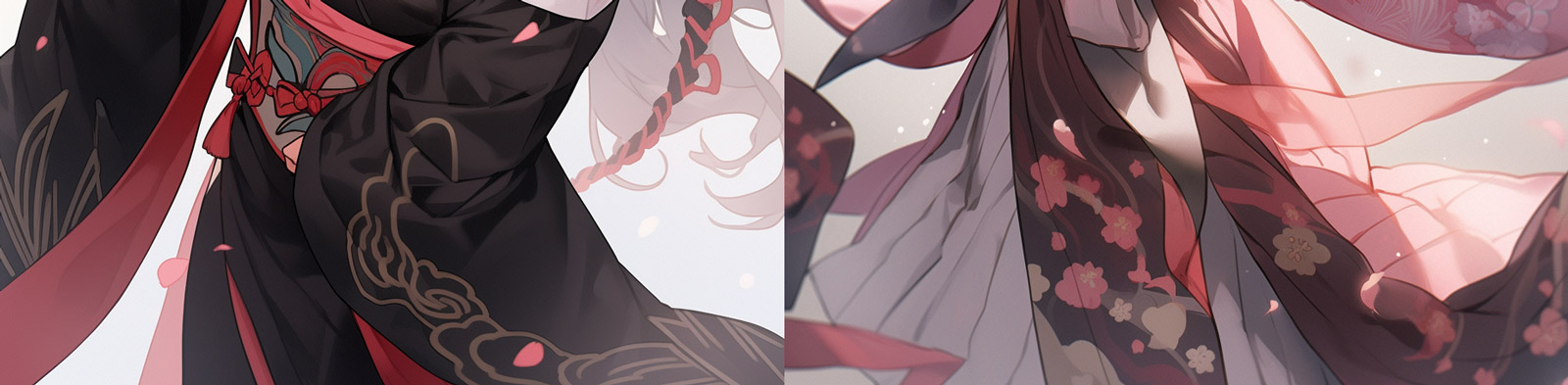 古风可爱卡通女性形象midjourney关键词