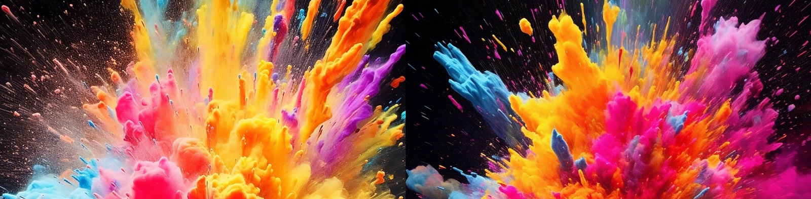 彩色爆炸烟雾背景Midjourney关键词