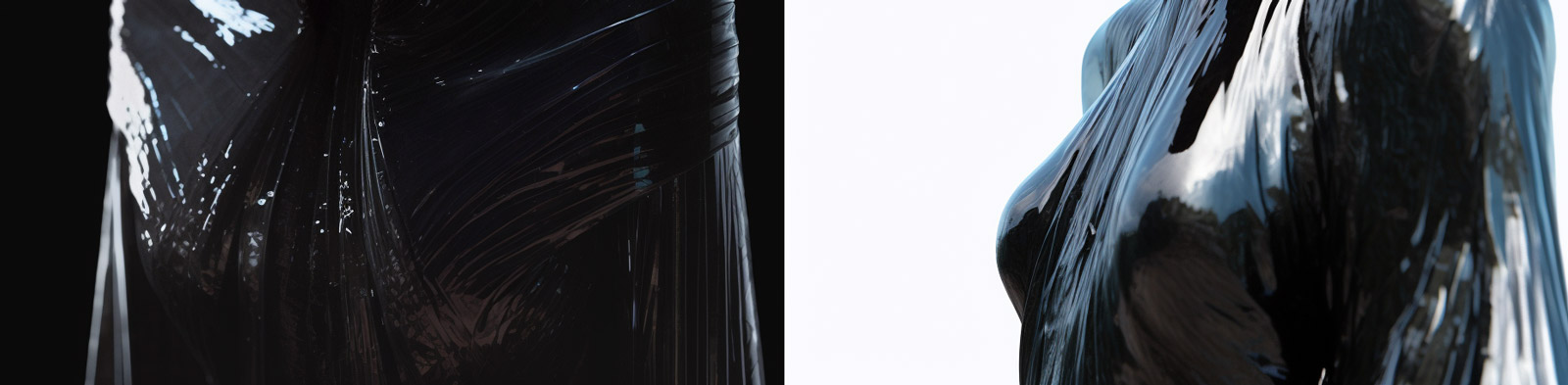 科幻半透明人物形象Midjourney关键词