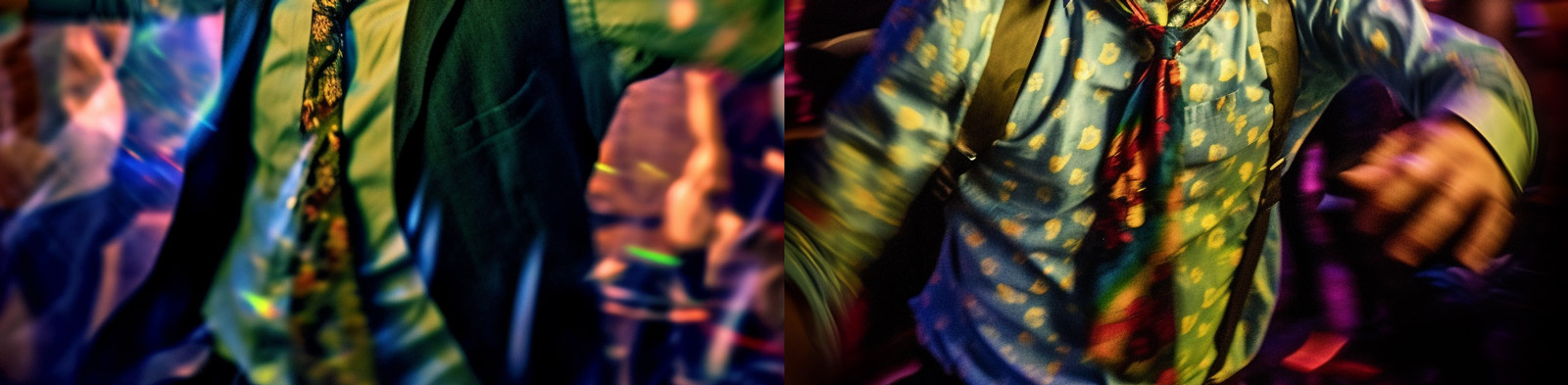 跳舞的滑稽中年男人Midjourney关键词