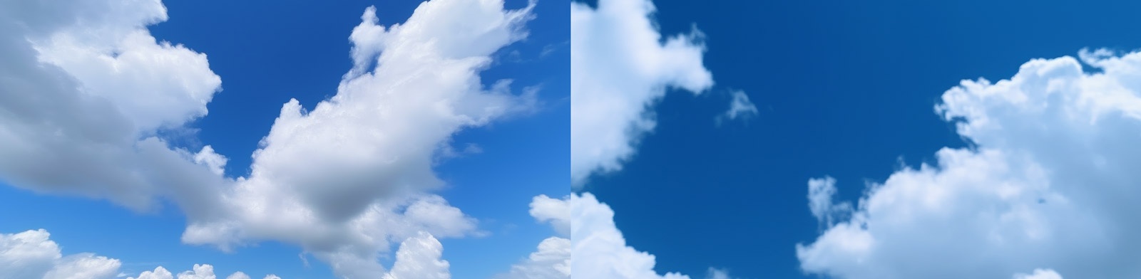 蓝天白云素材midjourney关键词