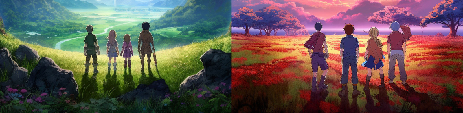 冒险家壮观游戏海报场景Midjourney关键词