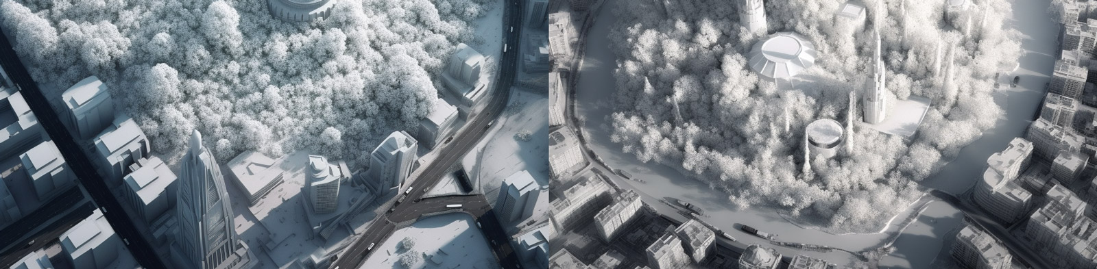 创意东方明珠冰雪世界midjourney关键词