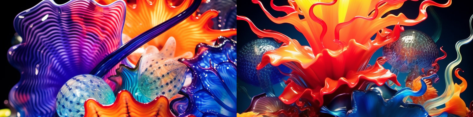 彩色玻璃艺术作品Midjourney咒语