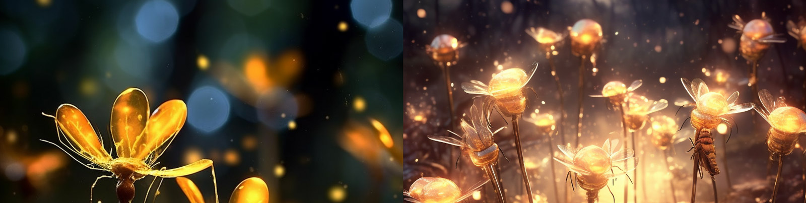 夏季夜晚自然美景Midjourney咒语