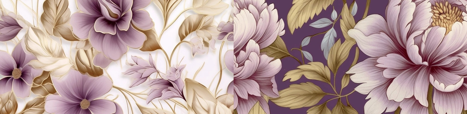 淡紫色西鸢尾花图案Midjourney咒语