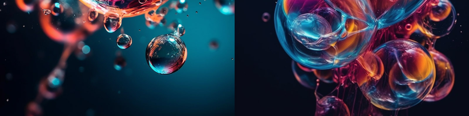 微距透明气泡摄影Midjourney关键词