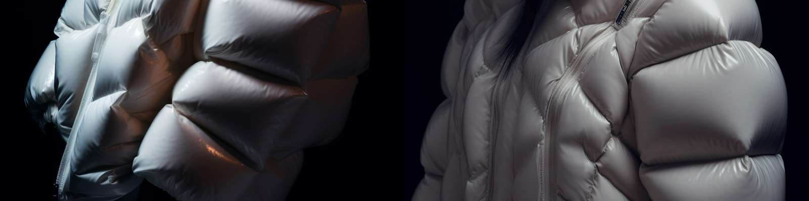 羽绒服产品广告模特midjourney关键词