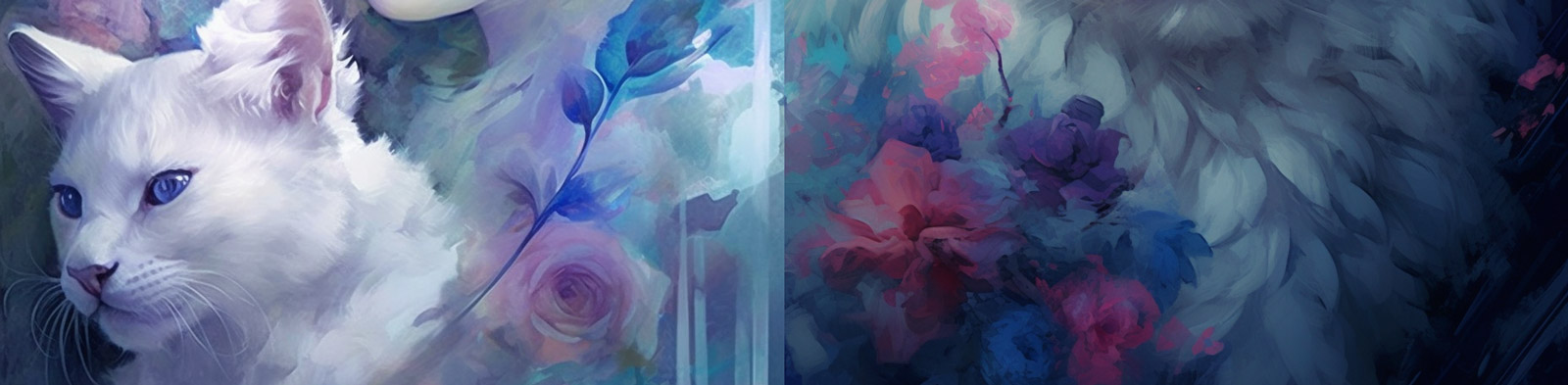 数字猫咪人物绘画Midjourney关键词