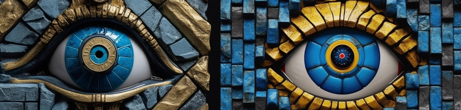 艺术眼睛雕塑图像Midjourney咒语