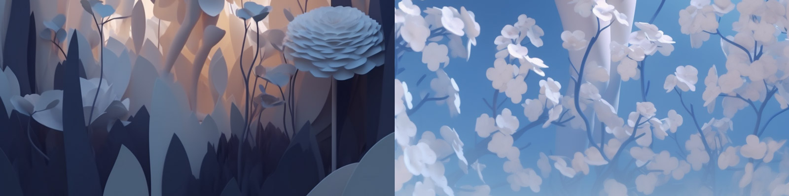 3D纸艺术女孩海报Midjourney咒语