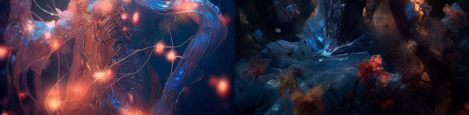 梦幻空灵女孩midjourney咒语