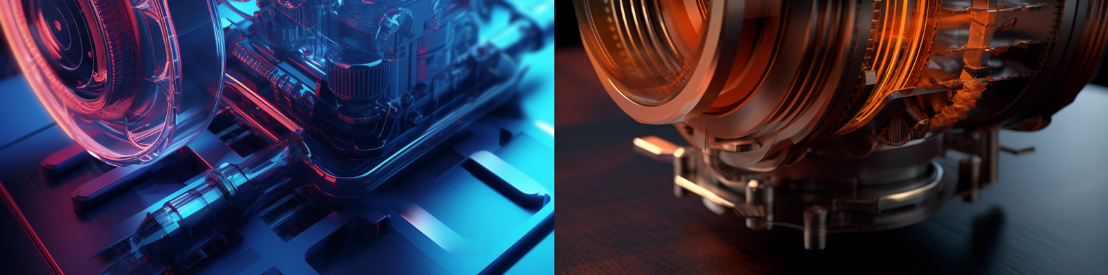 3D金属机械模型Midjourney关键词