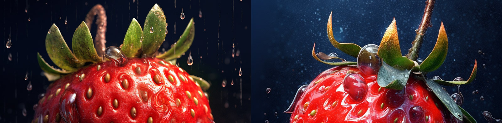 新鲜水果草莓摄影Midjourney咒语