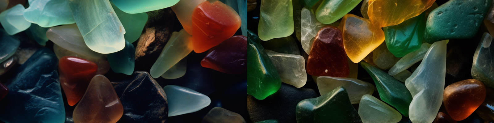 创意彩色石头矿石Midjourney咒语