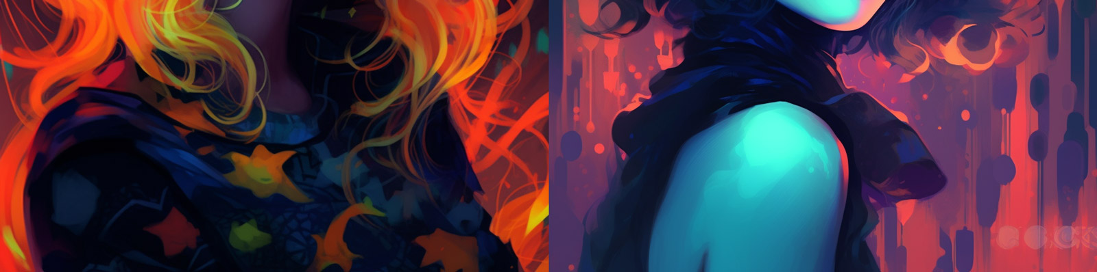 动漫万圣节女孩形象midjourney咒语