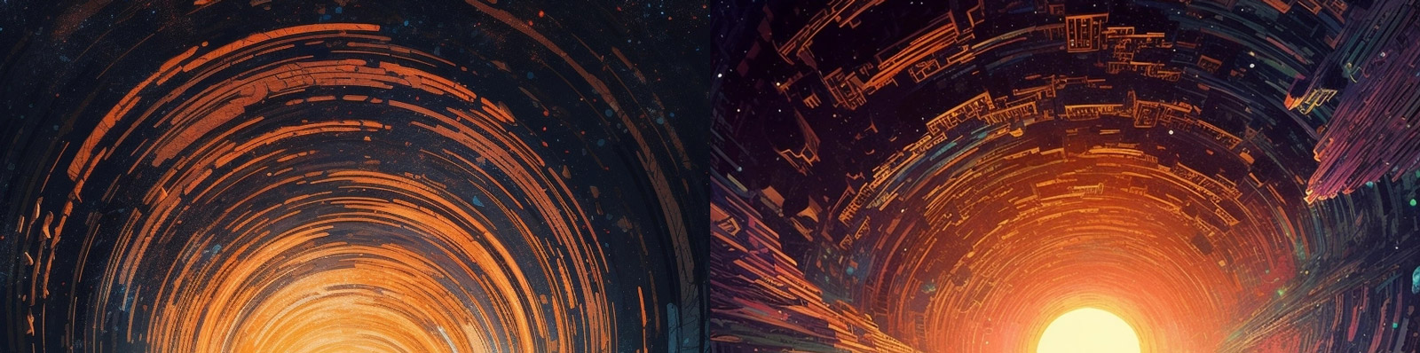 迷幻外太空艺术作品Midjourney关键词