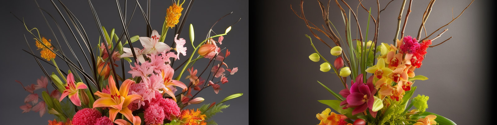 插花艺术花束鲜花Midjourney咒语