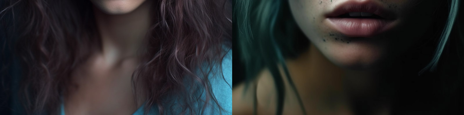 真实美女肖像特写midjourney咒语