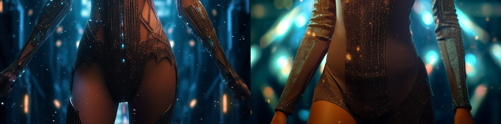 未来主义人物形象midjourney咒语