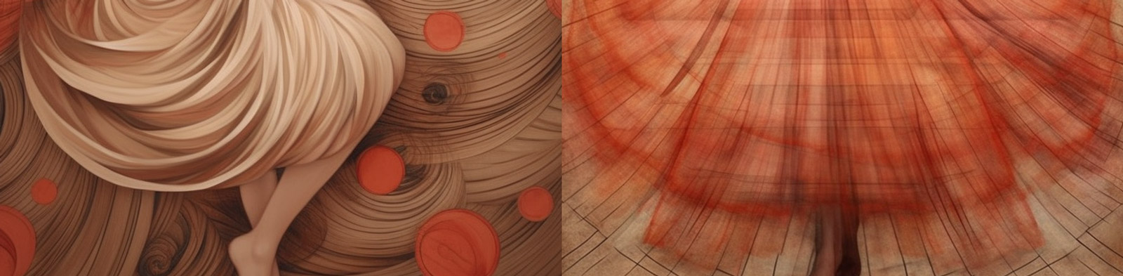 创意舞蹈女孩肖像midjourney咒语