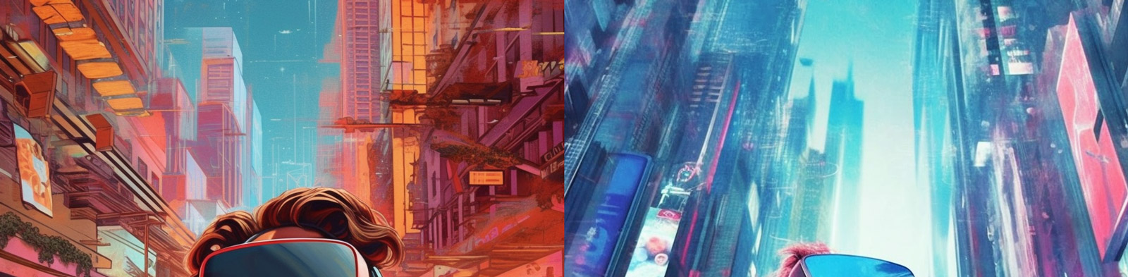 VR眼镜虚拟世界Midjourney咒语