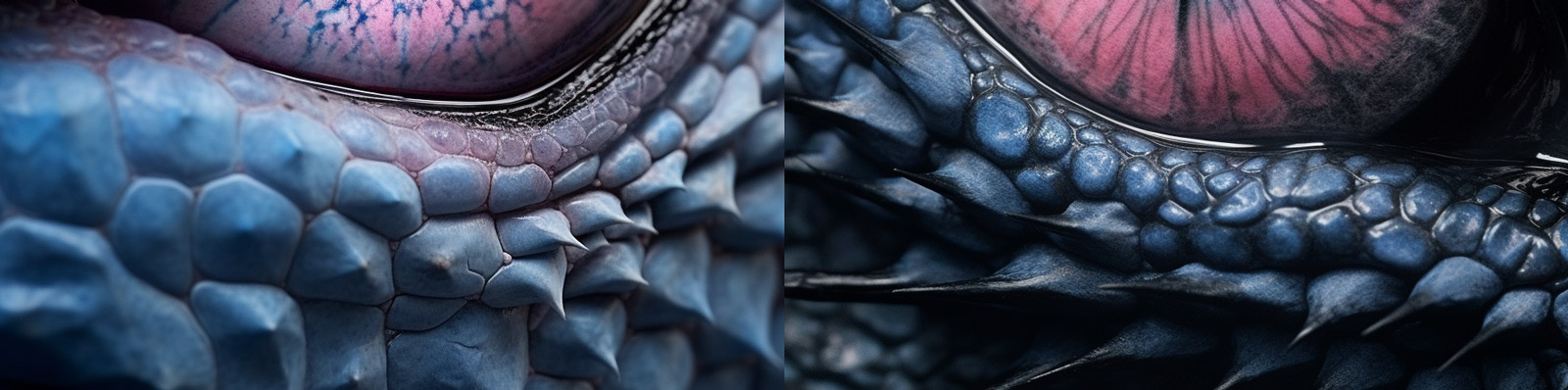 动物蓝色眼睛特写Midjourney咒语