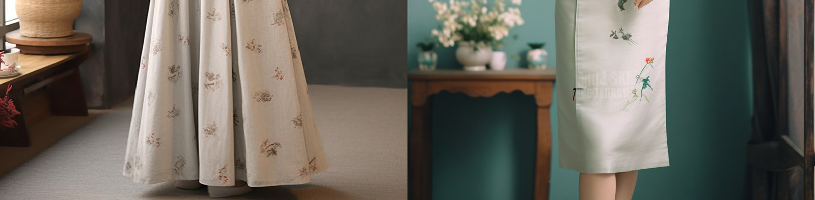 中国传统旗袍美女Midjourney咒语