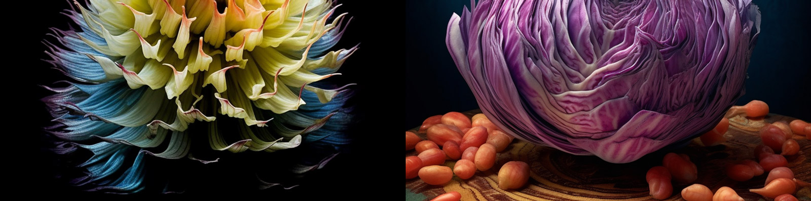 创意盛开的洋葱Midjourney咒语