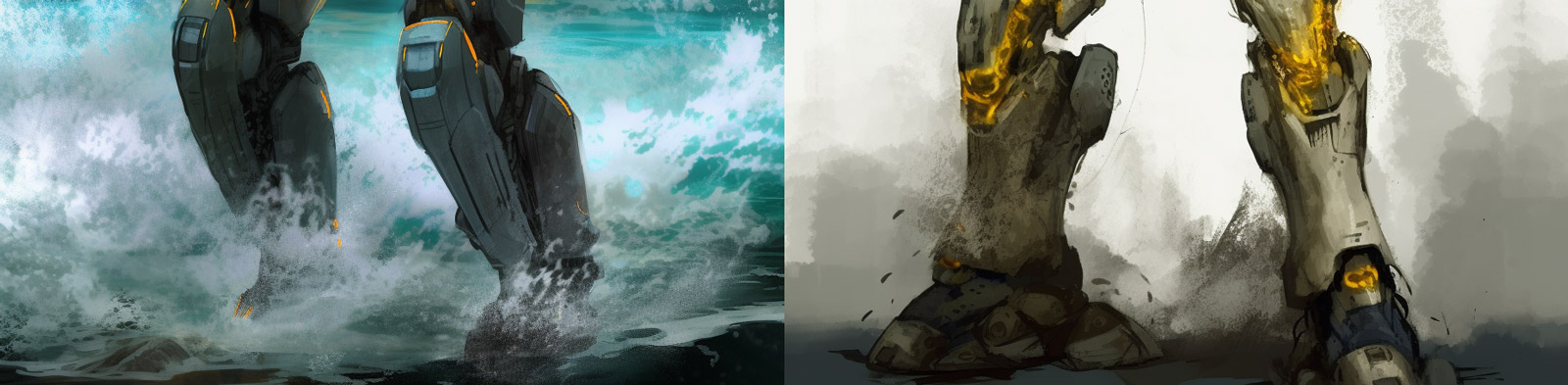 高达机器人机械模型Midjourney咒语