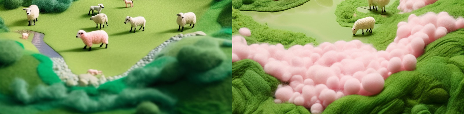 绿色草原美丽景观Midjourney咒语