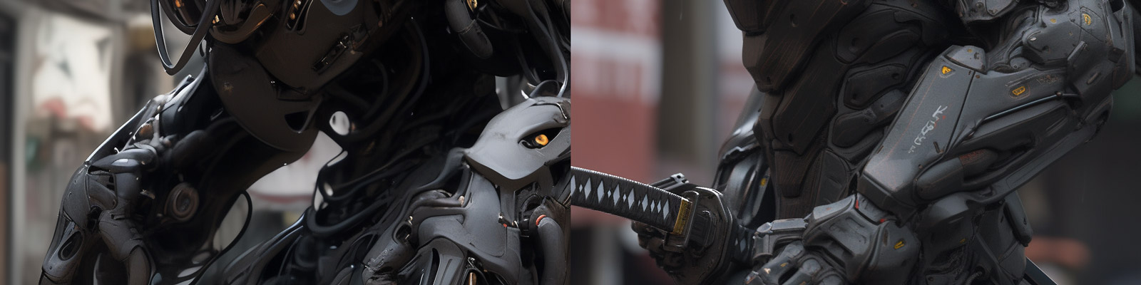 中国风龙头机器人模型Midjourney关键词