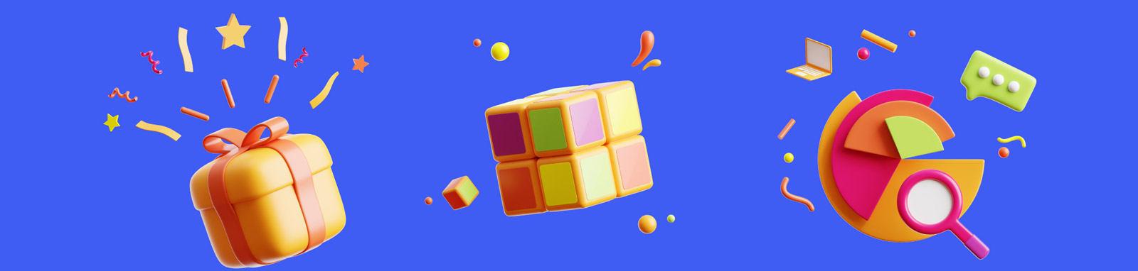 3D商务图标插图模型Blender