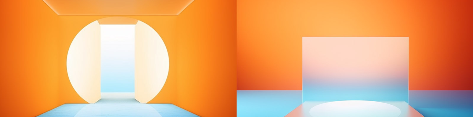 彩色渐变虚拟空间背景Midjourney咒语