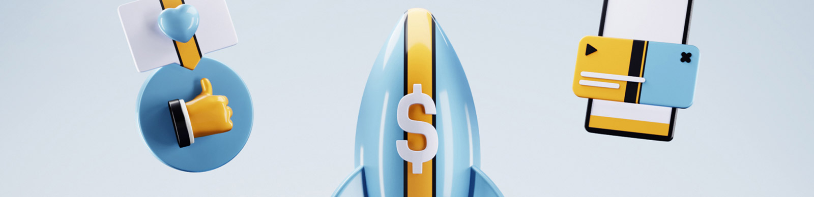  3D营销图标插图模型Blender