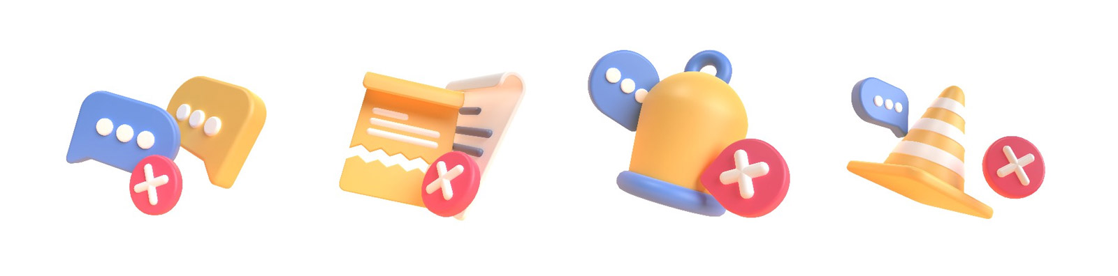  3D空状态图标模型Blender