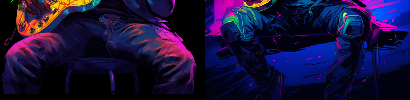 潮流赛博朋克歌手Midjourney关键词