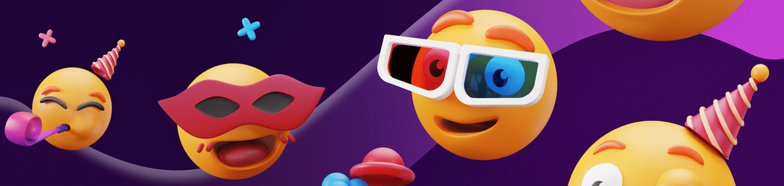  3D趣味表情插图模型Blender