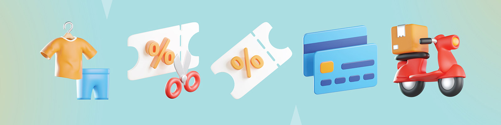 3D电商图标插图模型Blender