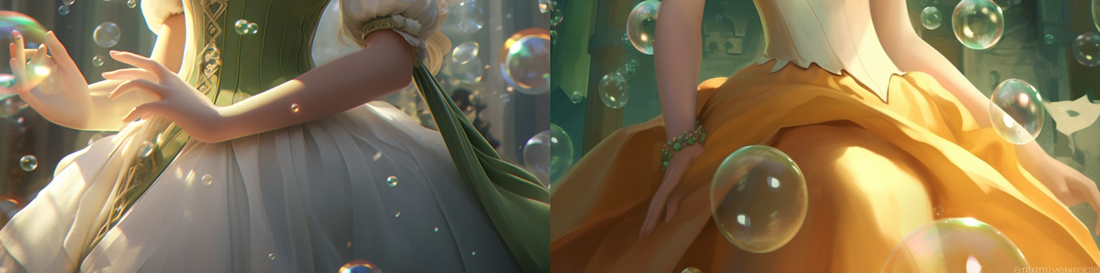 迪士尼公主女孩形象Midjourney关键词