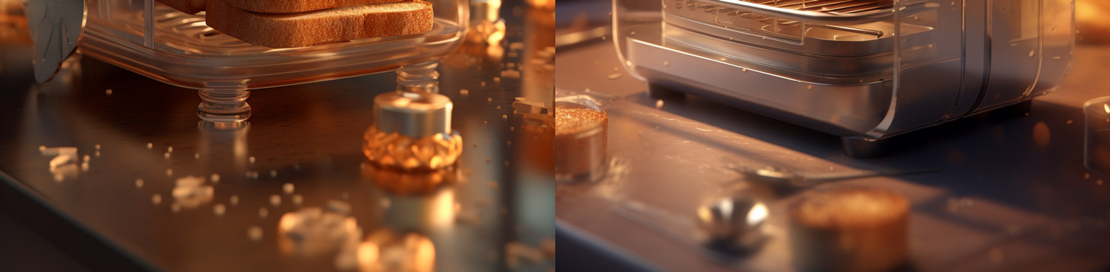 创意科技面包机家电电器广告Midjourney关键词分享