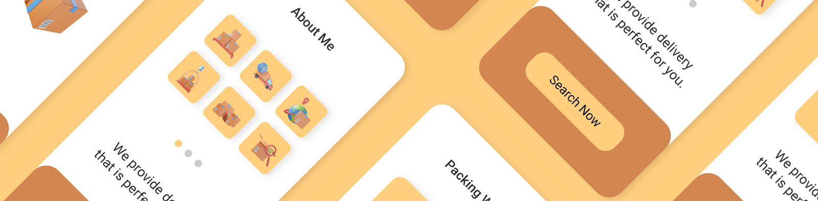 3D物流运输插图模型Blender