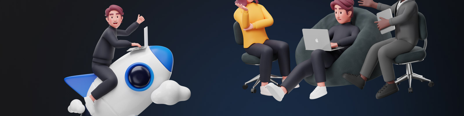 3D工作角色人物模型Blender