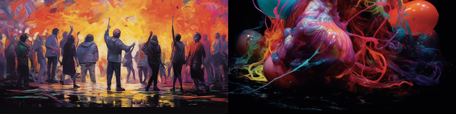 创意气球海洋绘画Midjourney关键词