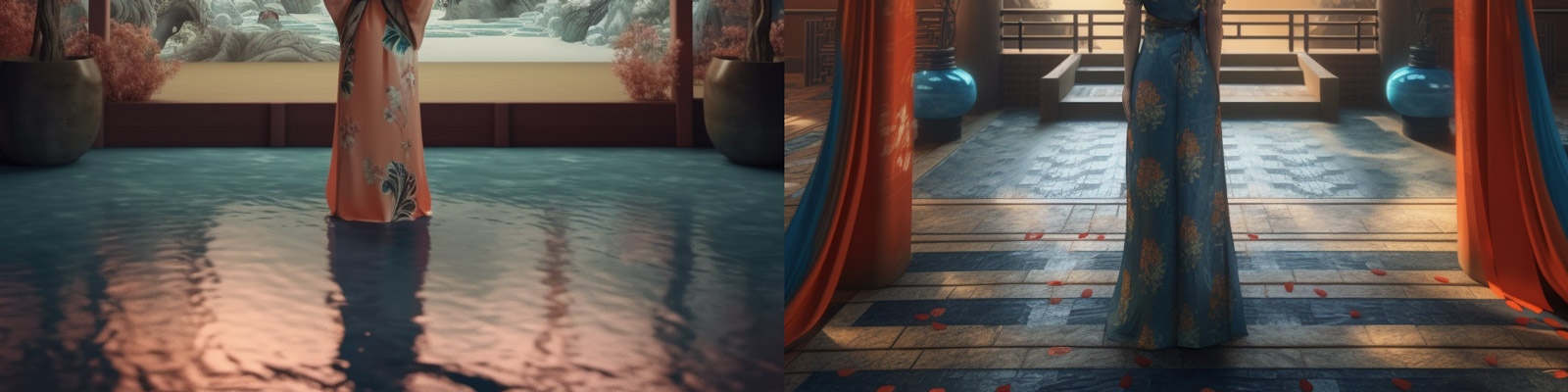 古风宫殿人物场景Midjourney关键词