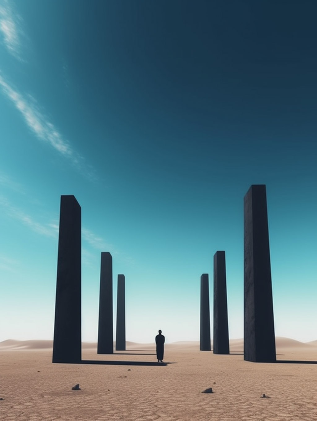 超现实电影极简主义空间Midjourney关键词-Ai宇宙吧-