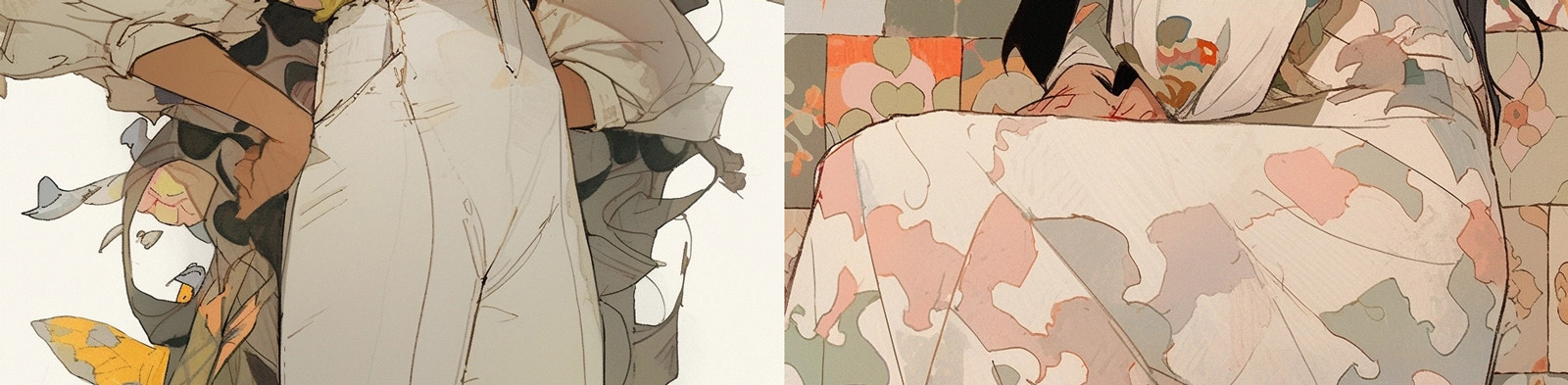 复古卡通女孩形象Midjourney关键词